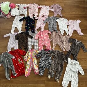 Baby girl clothes bundle of 60 pieces